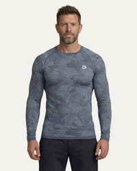 Performance Compression Shirt Blue