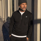 Essential Quarter Zip Black