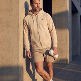Essential Full-Zip Beige