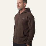 Essential Full-Zip Brown
