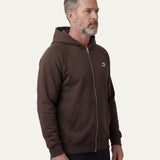 Essential Full-Zip Brown