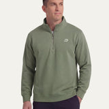 Essential Quarter Zip Green