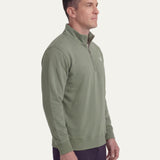 Essential Quarter Zip Green