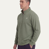 Essential Quarter Zip Green