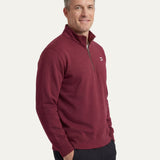 Essential Quarter Zip Red